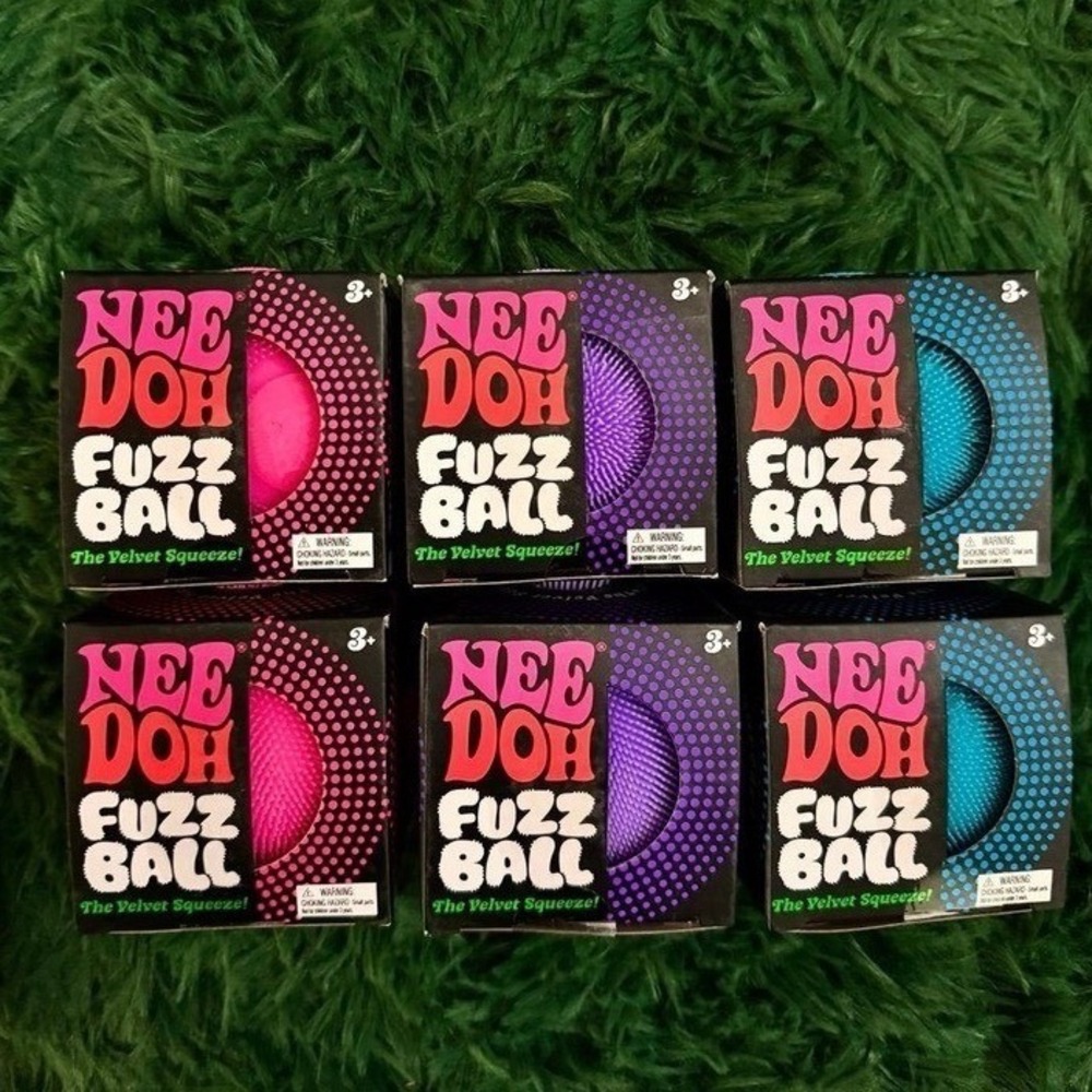 6 Needoh Fuzzball LOT | Tiktok Viral Squishy
